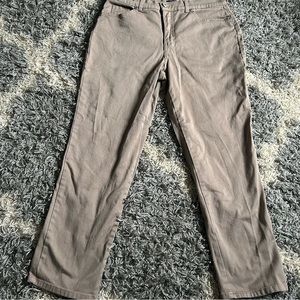 Pink straight leg jeans